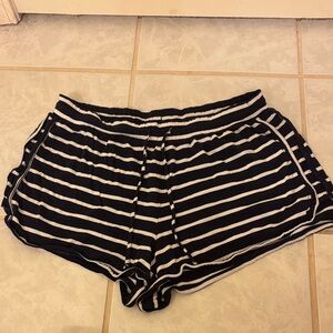GAP Black and White  Striped Shorts